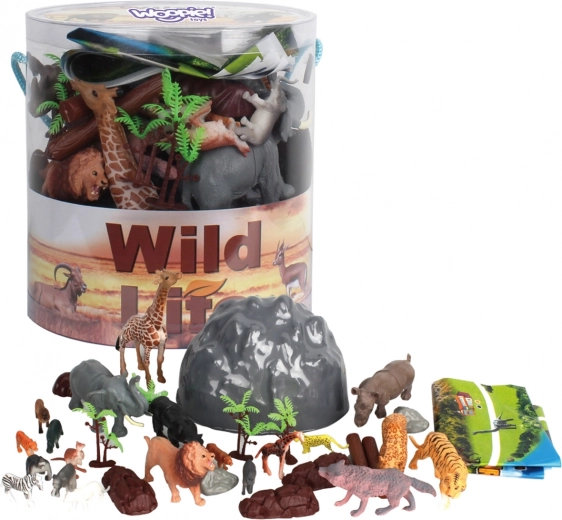 Woopie set figurine safari animale 34 buc