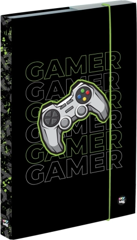 Cutie pentru caiete A4 Gamer cu elastic
