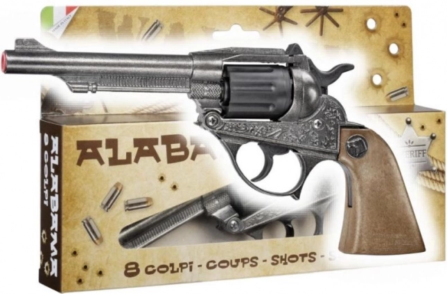 Pistol cu capse de cowboy cu opt focuri