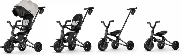 Scaun 360° și mod 6în1 care crește odată cu copilul