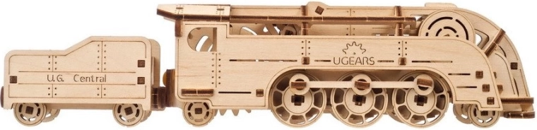 Mini locomotivă retro cu detalii frumoase