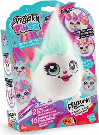 Projekt Plusz Coafuri – set creativ cu airbrush manual Mgiełka
