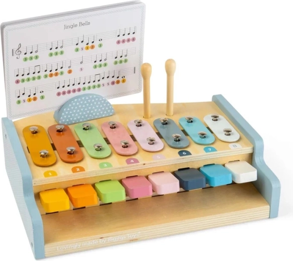 2 în 1: xilofon și pian