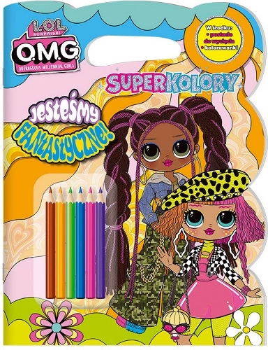 L.O.L. Surprise! Superculori – suntem fantastice! carte de colorat cu carioci
