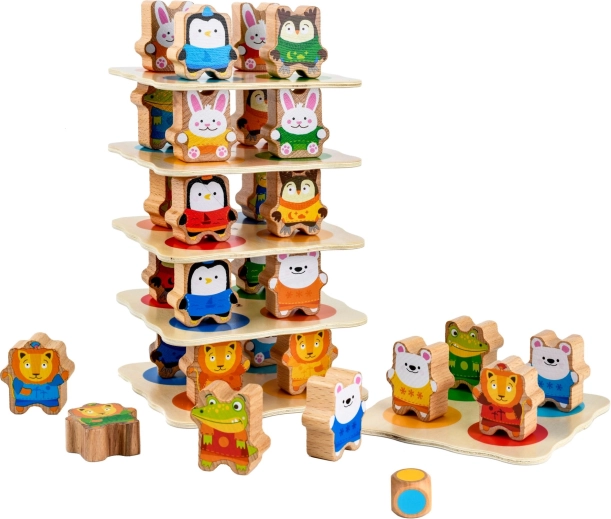 Lucy & Leo turn animal – set educațional din lemn