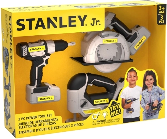 Stanley Junior set de unelte electronice pentru copii, 3 piese