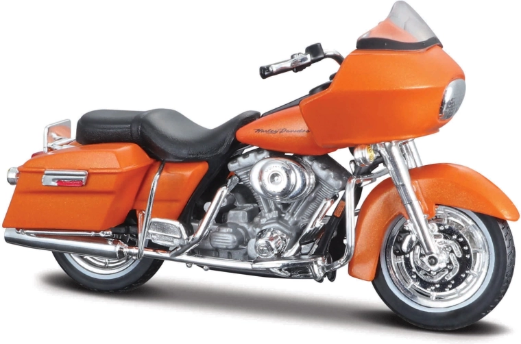 Maisto Harley-Davidson 2002 FLTR Road Glide portocaliu metalizat 1:18