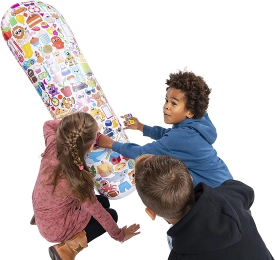 Minge mare gonflabilă plină de imagini