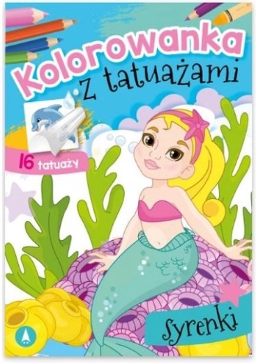 MagiAtattoo cărți de colorat și tatuaje lavabile – zâne marine