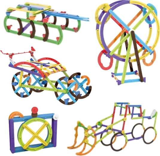 Sistem 3D pentru construcții spațiale