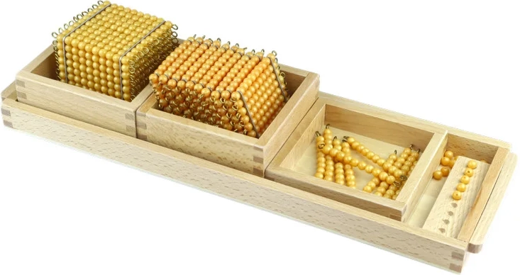 Joc Montessori al celor nouă, Moyo, cu tavă