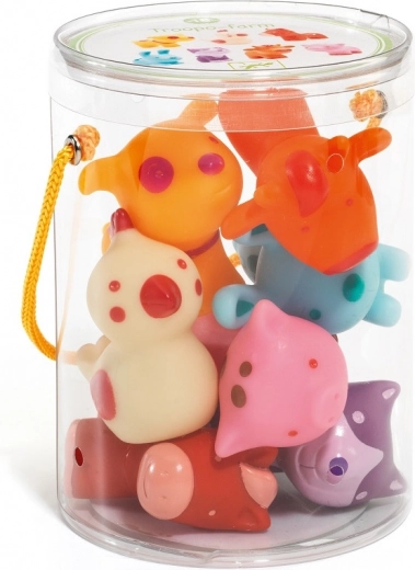 Figurine cu animale din fermă de la Djeco