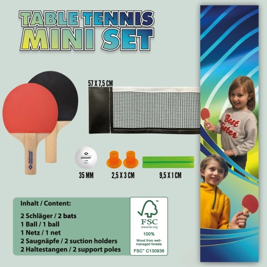 Donic-Schildkröt mini set pentru tenis de masă