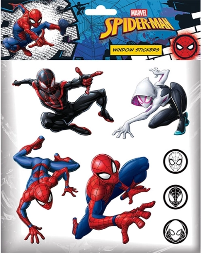 Autocolante statice pentru fereastră Spiderman