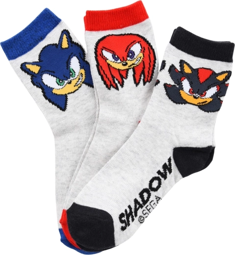 Șosete pentru copii Sonic the Hedgehog – set de 6 perechi