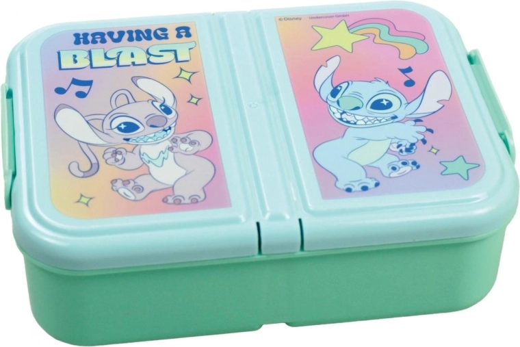 Cutie pentru gustări cu compartimente multiple Disney Stitch