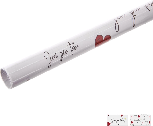 Hârtie de ambalaj Doar pentru tine mix de motive CZ 100 × 70 cm 2 buc
