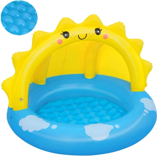 Piscină gonflabilă pentru copii cu acoperiș protector Soare