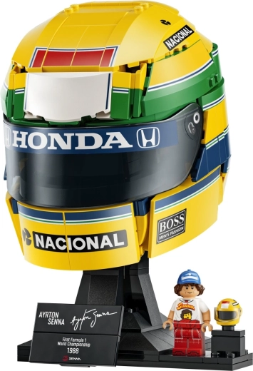 Detalii autentice și culori inspirate de casca Senna