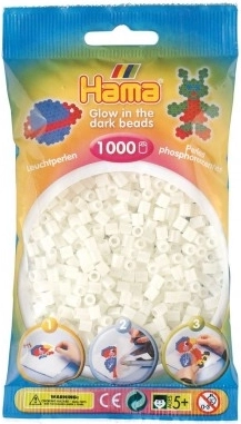 Mărgele termice Hama MIDI fosforescente – 1000 buc