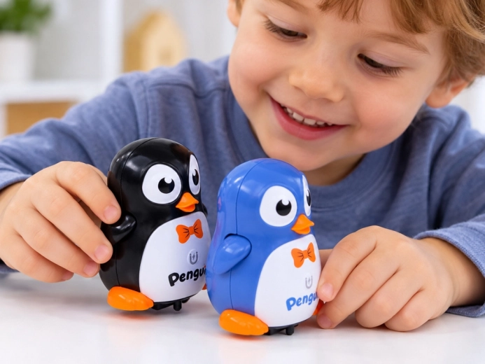 Mișcare ca un pinguin adevărat