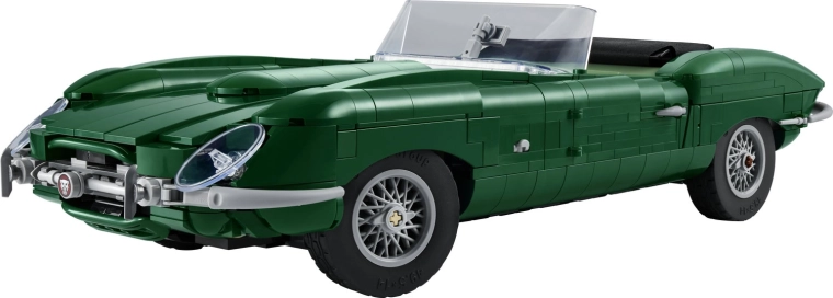 Silueta emblematică a modelului Jaguar E-Type