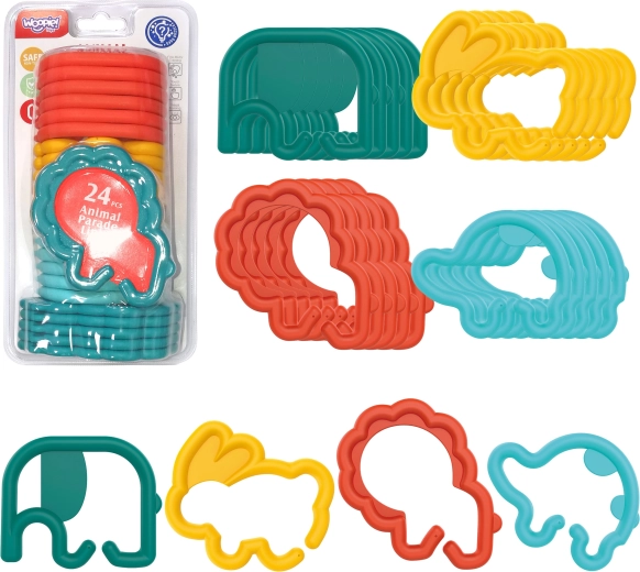 WOOPIE verigi de agățat pentru bebeluși – animăluțe, 24 buc