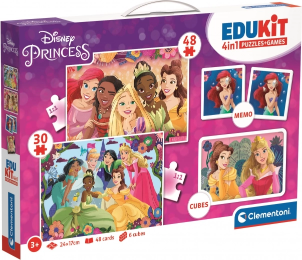 Set de jocuri Disney Prințese 4 în 1