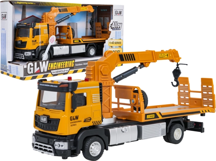 Mega camion de tractare cu lumini și sunete