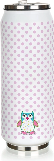 Termosă tip doză Be Cool cu motiv bufniță 430 ml
