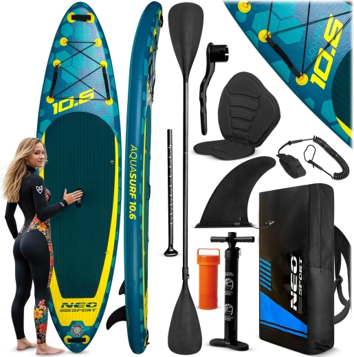 Paddleboard gonflabil Aquasurf 10'6 (320 × 84 × 15 cm) Neo‑Sport