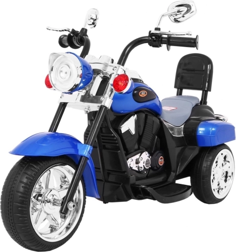 Tricicletă electrică pentru copii Chopper NightBike – Albastră
