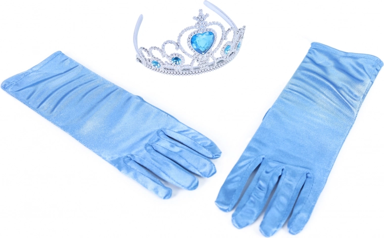 Set prințesă – mănuși cu coroniță