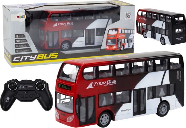 Autobuz Etajat Controlat de la Distanță Lumini RC