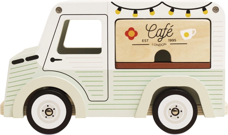 Le Toy Van mașinuță retro din lemn – cafenea mobilă pentru copii