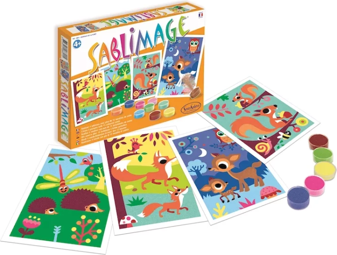 Sentosphere Sablimage mini imagini cu nisip animale din pădure