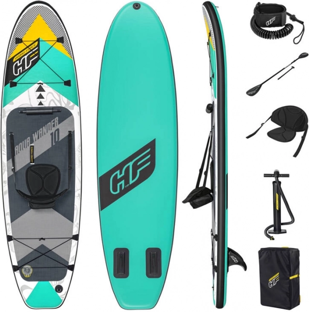 Bestway Hydro-Force Aqua Wander TravelTech placă SUP (paddleboard) gonflabilă 305 × 84 × 12 cm cu padele