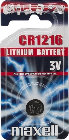 Baterie litiu tip pastilă CR1216 3 V