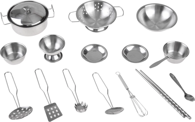 Set bogat de accesorii din inox