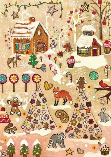 Puzzle Magnolia Regatul minunilor din turtă dulce 1000 de piese