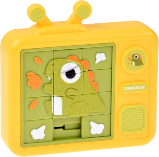 Puzzle culisant cu dinozaur