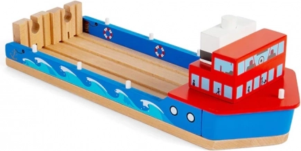 Feribot feroviar din lemn BIGJIGS RAIL