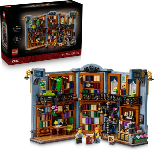 LEGO Icons Book nook: Librărie