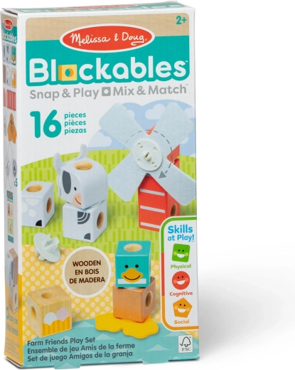 Creație fără limite cu 16 piese din lemn