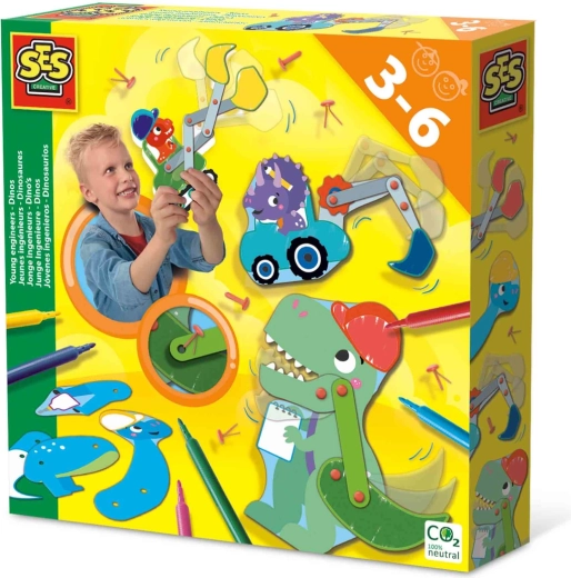 Activitate creativă pentru copii – dinozauri în mișcare
