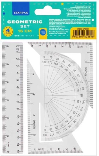 Set de rigle geometrice Starpak