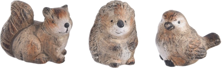 Animăluțe din ceramică – set 3 buc.