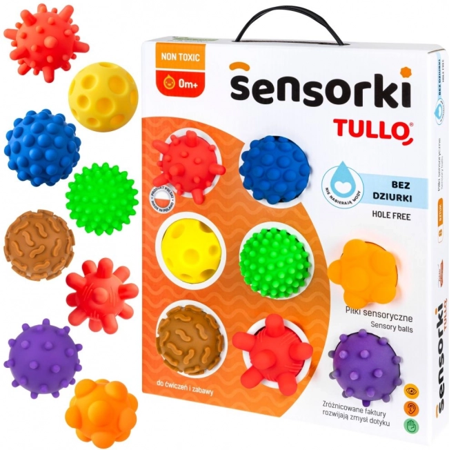 Bile senzoriale TULLO 8 buc fără orificii