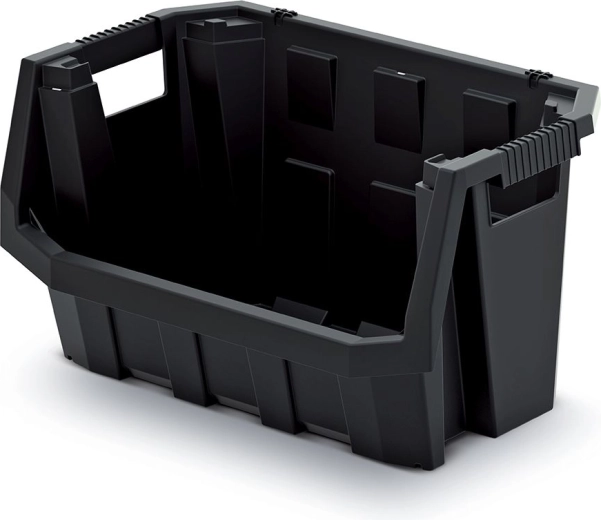 Cutie de depozitare din plastic Truck Max 60 l, neagră