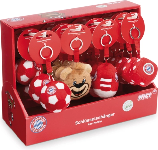Breloc de pluș NICI FC Bayern München 7 cm